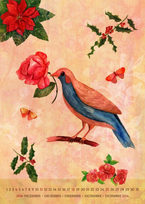 عکس با کیفیت نقاشی پرنده قرمز